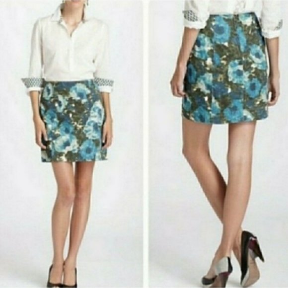 Anthropologie Dresses & Skirts - 🍀 $10 3/$25! Anthropologie Corduroy Abstract Print Mini 2-4